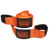 Black & Decker 30' x 4 in Tow Strap, 20000 lb, Loop Ends BD1003